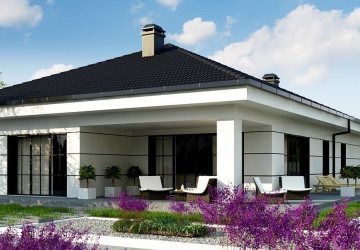 Проект 1-этажного дома 167 м