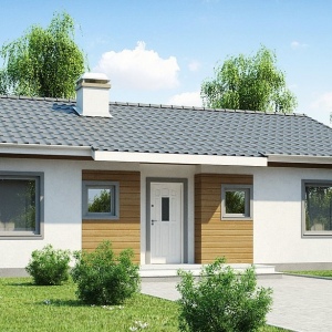 Проект 1-этажного дома 82 м