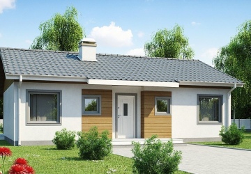 Проект 1-этажного дома 82 м