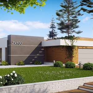 Проект 1-этажного дома 165 м