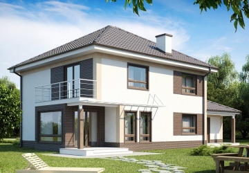 Проект 2-этажного дома 125 м