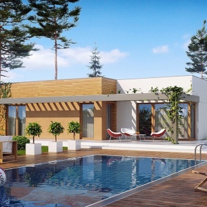 Проект 1-этажного дома 165 м