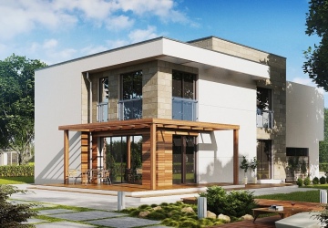 Проект 2-этажного дома 210 м