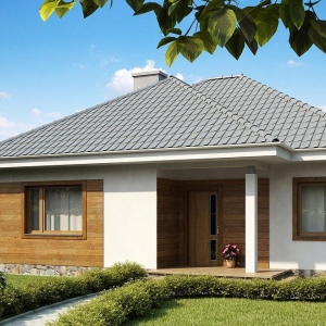 Проект 1-этажного дома 87 м