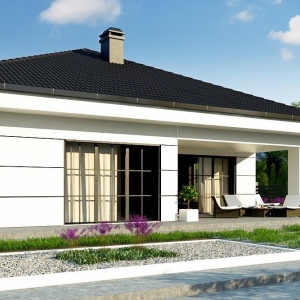 Проект 1-этажного дома 167 м