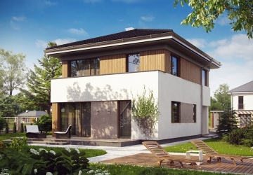 Проект 2-этажного дома 122 м
